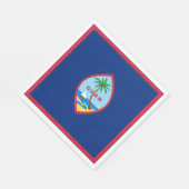 Serviette En Papier Drapeau de Guam (Coin)