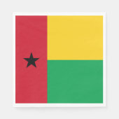 Serviette En Papier Drapeau de Guinée-Bissau (Devant)