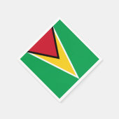 Serviette En Papier Drapeau de Guyana (Coin)