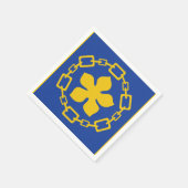 Serviette En Papier Drapeau de Hamilton, Ontario (Coin)