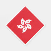 Serviette En Papier Drapeau de Hong Kong (Coin)