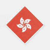 Serviette En Papier Drapeau de Hong Kong (Coin)