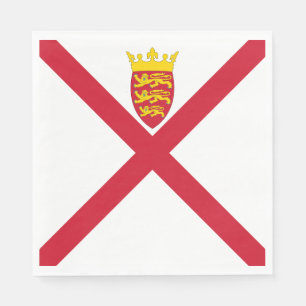 Serviette En Papier Drapeau de Jersey
