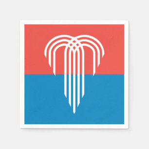 Serviette En Papier Drapeau de Kansas City (Missouri)