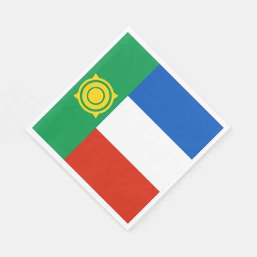 Serviette En Papier Drapeau de Khakassie (Coin)