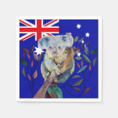 Serviette En Papier Drapeau de Koala (Devant)