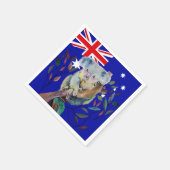 Serviette En Papier Drapeau de Koala (Coin)