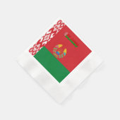 Serviette En Papier Drapeau de la Biélorussie (Coin)