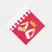 Serviette En Papier Drapeau de la Carélie du Nord (Coin)