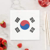 Serviette En Papier Drapeau de la Corée du Sud (ROK) (En situation)