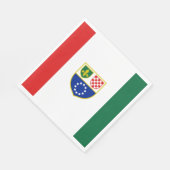 Serviette En Papier Drapeau de la Fédération de Bosnie-Herzégovine (Coin)