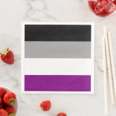 Serviette En Papier Drapeau de la fierté asexuelle (En situation)
