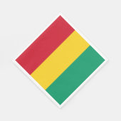 Serviette En Papier Drapeau de la Guinée (Coin)