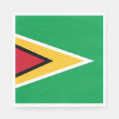 Serviette En Papier Drapeau de la Guyane (Devant)