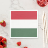 Serviette En Papier Drapeau de la Hongrie (En situation)