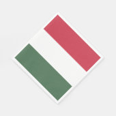 Serviette En Papier drapeau de la Hongrie (Coin)