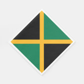 Serviette En Papier Drapeau de la Jamaïque (Coin)