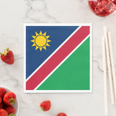 Serviette En Papier Drapeau de la Namibie (En situation)