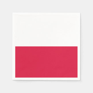Serviette En Papier Drapeau de la Pologne Papier serviettes