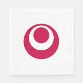 Serviette En Papier Drapeau de la préfecture d'Okinawa, Japon (Devant)