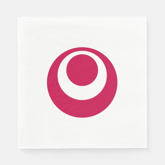 Serviette En Papier Drapeau de la préfecture d'Okinawa, Japon (Devant)