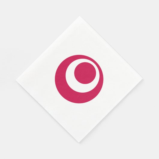 Serviette En Papier Drapeau de la préfecture d'Okinawa, Japon (Coin)