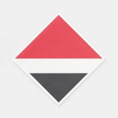 Serviette En Papier Drapeau de la Principauté de Sealand (Coin)