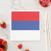 Serviette En Papier Drapeau de la Republika Srpska (En situation)