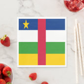 Serviette En Papier Drapeau de la République centrafricaine (En situation)