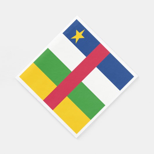 Serviette En Papier Drapeau de la République centrafricaine (Coin)