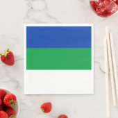 Serviette En Papier Drapeau de la République de Komi (En situation)