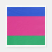 Serviette En Papier Drapeau de la République populaire du Kuban (Devant)