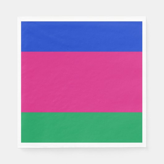 Serviette En Papier Drapeau de la République populaire du Kuban (Devant)