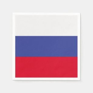 Serviette En Papier Drapeau de la Russie