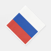 Serviette En Papier Drapeau de la Russie (Coin)