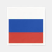 Serviette En Papier Drapeau de la Russie (Devant)