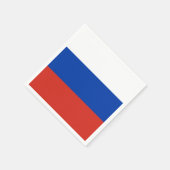 Serviette En Papier Drapeau de la Russie (Coin)