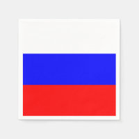 Drapeau de la Russie Papier serviettes