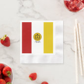 Serviette En Papier Drapeau de la ville de San Diego (En situation)