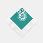 Serviette En Papier Drapeau de la ville de Seattle (Coin)