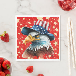 Serviette En Papier Drapeau de l'Aigle Américain