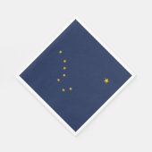 Serviette En Papier Drapeau de l'Alaska (Coin)