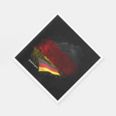 Serviette En Papier Drapeau de l'Allemagne (Coin)