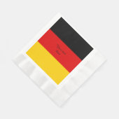 Serviette En Papier Drapeau de l'Allemagne - Deutschland (Coin)