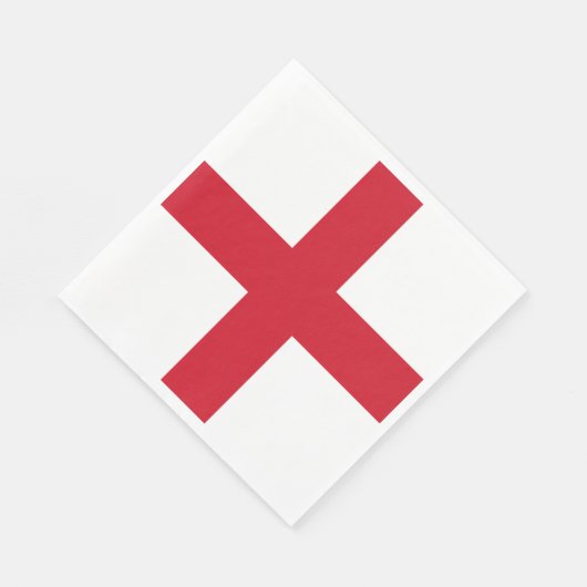 Serviette En Papier Drapeau de l'Angleterre (Coin)