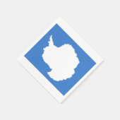 Serviette En Papier Drapeau de l'Antarctique Papier serviettes (Coin)