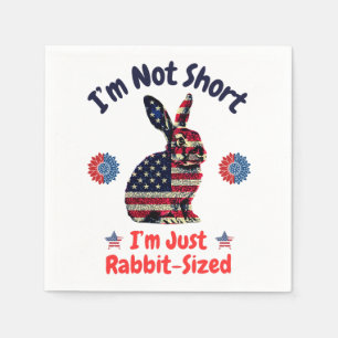 Serviette En Papier Drapeau de lapin Amérique