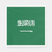 Serviette En Papier Drapeau de l'Arabie saoudite (Devant)