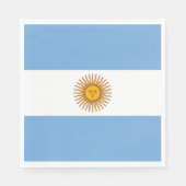 Serviette En Papier Drapeau de l'Argentine (Devant)