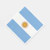 Serviette En Papier Drapeau de l'Argentine (Coin)